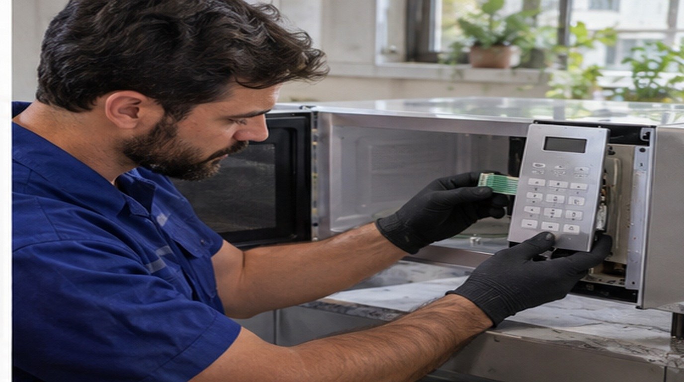 Conserto de micro-ondas em Campo Grande‑MS: troca da membrana e do painel